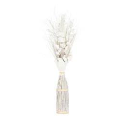 ATMOSPHERA Fagot De Fleurs Et Tiges Séchées Blanc Et Naturel D. 40 X H. 150 Cm -vidaXL Magasin 057c2b82e1857978