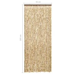 VIDAXL Moustiquaire Beige Et Marron 56x185 Cm Chenille -vidaXL Magasin 07024e06afb5d62d
