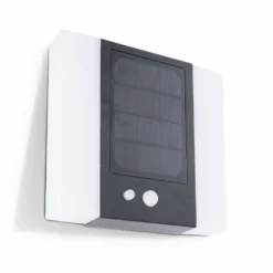 Applique Murale Solaire Led Aluminium Blanche