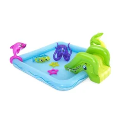 Bestway Aire De Jeux Aquatiques Avec Toboggan Amovible - 239x206x86 Cm