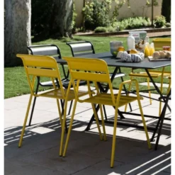 Fauteuil Bridge Monceau Miel -vidaXL Magasin 1044792 2056540