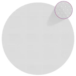 VIDAXL Film Solaire De Piscine Flottant Pe 455 Cm Gris