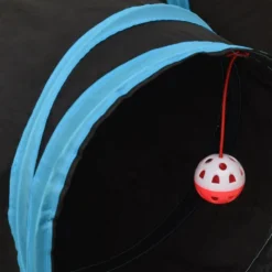 VIDAXL Tunnel Pour Chats à 3 Voies Noir Et Bleu 90 Cm Polyester -vidaXL Magasin 206b649ffb96045d