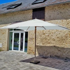 Parasol Droit 4x3 M écru Pegasia