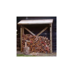 Bûcher 2 Stères, En Bois Imprégné - L. 180 Cm (hors-tout) -vidaXL Magasin 339447 002