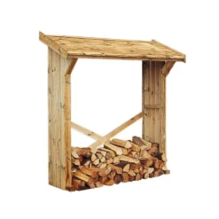 Bûcher 2 Stères, En Bois Imprégné - L. 180 Cm (hors-tout) -vidaXL Magasin 339447 004
