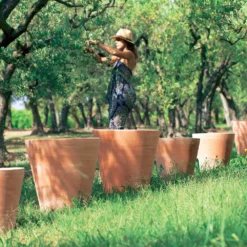 Cuvier Contemporain En Terre Cuite Ø 47 X H. 48cm -vidaXL Magasin 340892 010