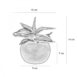 Plante Verte Artificielle Pot Effet Bois 14cm -vidaXL Magasin 35863c0b96920df6