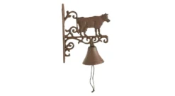 Cloche Vache Fonte - Marron