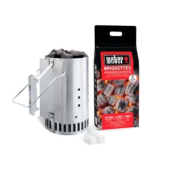 Weber Kit D'allumage Pour Cheminée En Acier - 25,5x20,3x14,5 Cm