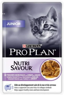 Purina Sachets Chat Nutrisavour Junior Dinde 24x85g