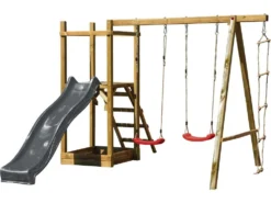 Aire De Jeux "kubus" Avec échelle Inclinée - 320 X 350 X 210 Cm