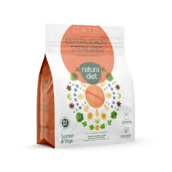 Natura Diet Cat Sterilized Salmon 400 Gr