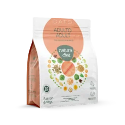 Natura Diet Cat Adult Salmon 400 Gr