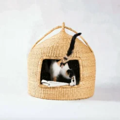 Cabana - Grotte Pour Chat Design En Herbe Naturelle -vidaXL Magasin 62fe9a456799e4.14329142