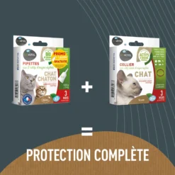 Pipettes Anti Puces Chat/chaton Bio - Certifié Ecocert - 6 Pipettes* 1ml -vidaXL Magasin 6351430f87b834.77502440