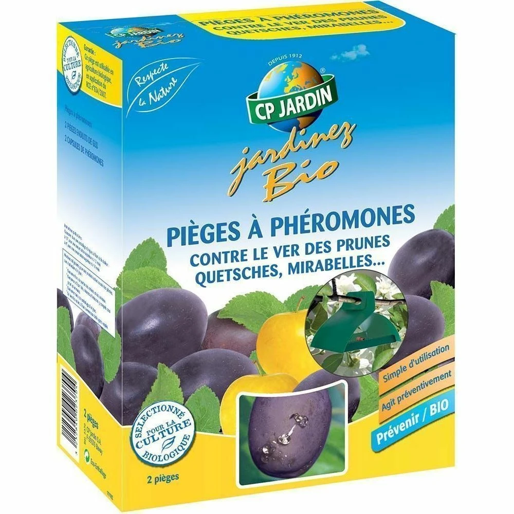 2 Pièges à Phéromones Contre Le Ver Des Prunes 1 2 Pièges à Phéromones Contre Le Ver Des Prunes