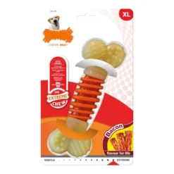 Nylabone Jouet Pour Chien Extreme Chew Pro Action Bacon Taille L Nylon