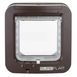 Sureflap Chatiere A Puce électronique - Marron - 142 Mm X 120 Mm (mémorisation D'un Maximum De 32 Puces) -vidaXL Magasin 637293be8bcba7.32792896