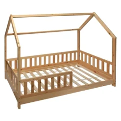 ATMOSPHERA Lit Cabane En Bois Pour Enfant Bosco De 90 X 190 Cm