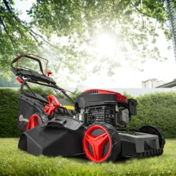 Tondeuse Thermique Autotractée 144.3cc - 46cm Avec Démarrage électrique -mulchin -vidaXL Magasin 63c13674ceff40.04494612