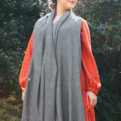 Etole / Pashmina Femme Gris Foncé