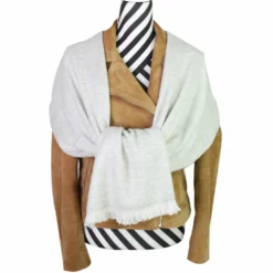 Etole / Pashmina Femme Gris Argenté -vidaXL Magasin 63c159689b2ba2.92593265