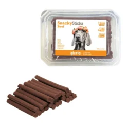 Gloria Snack Pour Chiens Snackys Sticks Bœuf Bars (350 G)