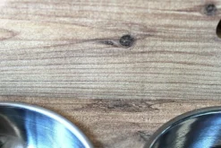 Gamelle Chat Surélevées Avec Support En Bois Durable, Porte Double Gamelle 2 X 300 ML -vidaXL Magasin 63d7c678cb2377.88998531