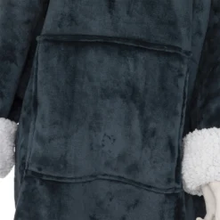 Plaid Sweat Flan Bleu S-m - Atmosphera -vidaXL Magasin 63e6355a0e7db5.85632529