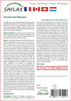 Kit De Culture - Tomate San Marzano - 10 Graines - Lycopersicon Esculentum -vidaXL Magasin 640641fa3b6bc7.11460226