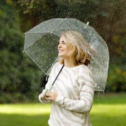 ESSCHERT DESIGN Parapluie Transparent Imprimé Abeilles -vidaXL Magasin 640a23a3254f56.50247165