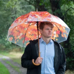 ESSCHERT DESIGN Parapluie Feuilles D'automne 95cm -vidaXL Magasin 640a23a5bfe051.33671848