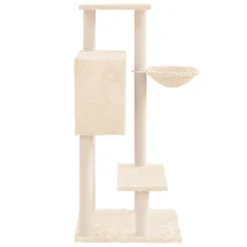 VIDAXL Arbre à Chat Avec Griffoirs En Sisal Crème 108,5 Cm -vidaXL Magasin 641dadbe15ea07.97404285