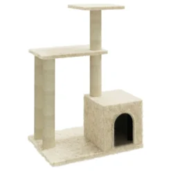 VIDAXL Arbre à Chat Avec Griffoirs En Sisal Crème 71 Cm