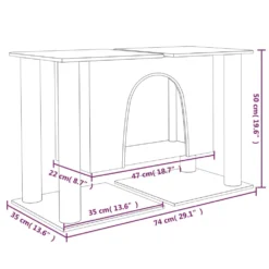 VIDAXL Arbre à Chat Avec Griffoirs En Sisal Crème 50 Cm -vidaXL Magasin 641daddddda896.25413475