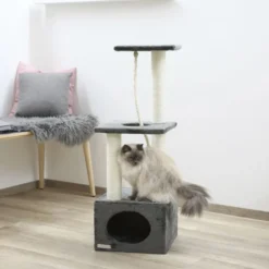 KERBL Arbre à Chat Platin Pro 106 Cm Anthracite -vidaXL Magasin 641dadf96cba65.69739576