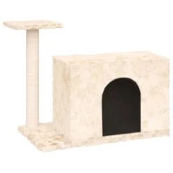 VIDAXL Arbre à Chat Avec Griffoir En Sisal Crème 51 Cm