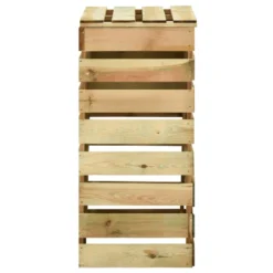 VIDAXL Composteur De Jardin à Lattes 3 Pcs 80x50x100 Cm Pin Imprégné -vidaXL Magasin 6422e3ad6ca167.26646011