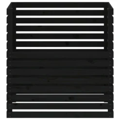 VIDAXL Composteur Noir 100x100x102 Cm Bois Massif De Pin -vidaXL Magasin 6422e3c79ac662.60409719