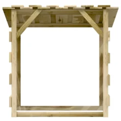 VIDAXL Pergolas Avec Toits 4 Pcs 100x90x100 Cm Bois De Pin Imprégné -vidaXL Magasin 642336fb8b91c6.01989357