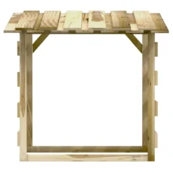 VIDAXL Pergolas Avec Toits 4 Pcs 100x90x100 Cm Bois De Pin Imprégné -vidaXL Magasin 642336fb8f2127.33372228