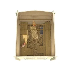 Abri De Jardin En Bois Double Pente Mini 220 X 220 Cm -vidaXL Magasin 64233702d9c753.71144997