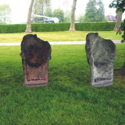 Statue Visage Femme Extérieur Grand Format - Bronze 115 Cm -vidaXL Magasin 64242fcd508637.02720103