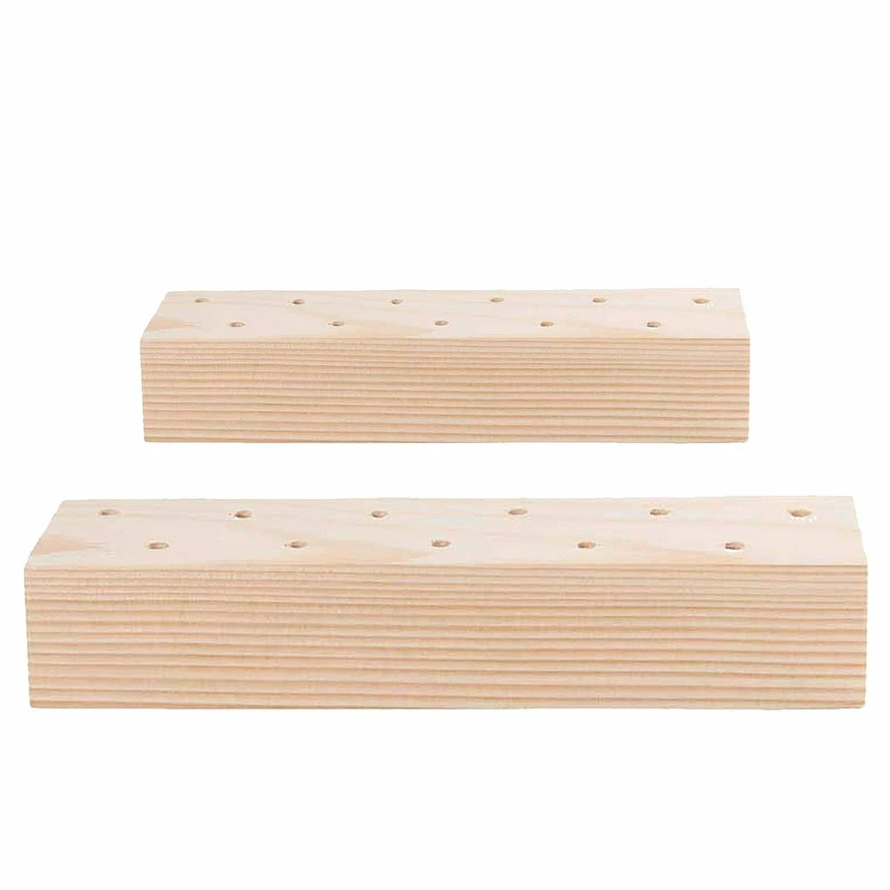 2 Support En Bois Pour Fleurs Séchées - 21 X 4 X 5 Cm 1 2 Support En Bois Pour Fleurs Séchées - 21 X 4 X 5 Cm
