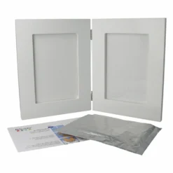 Double Cadre Photo 36,5 X 23,5 Cm Pour Moulage Empreinte Bébé -vidaXL Magasin 64258bf45b3142.97119363