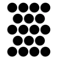 18 Aimants Ronds Adhésifs 1,9 Cm