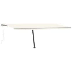 VIDAXL Auvent Manuel Rétractable Avec Led 600x350 Cm Crème -vidaXL Magasin 6426ddb3a7e616.69175271