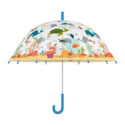 ESSCHERT DESIGN Parapluie Enfant Transparent Mer
