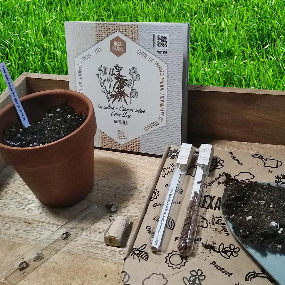 Coffret De Semences Textile Tissus Etoffe Et Fil 6 Coffret De Semences Textile Tissus Etoffe Et Fil – Image 6